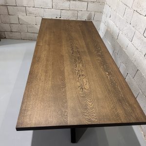 Masivni hrastov trpezarijski sto 240x100 pogled odozgo uljana zaštita - Pure Nature Design